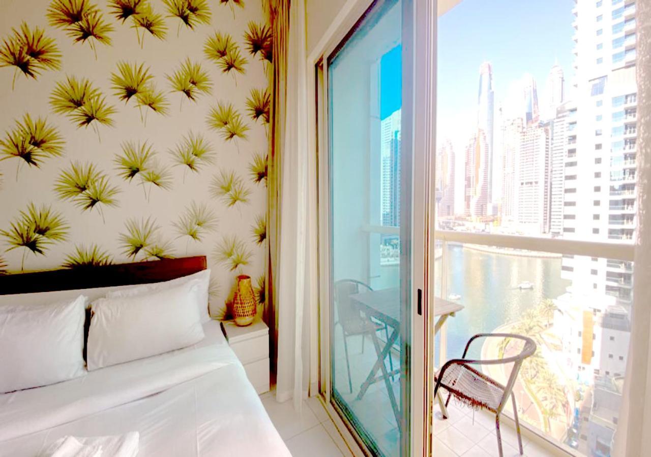 Panoramic Sea Views Studio Apartment - Marina Дубай Екстериор снимка