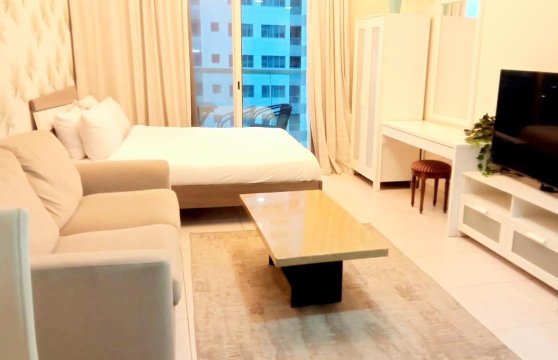 Panoramic Sea Views Studio Apartment - Marina Дубай Екстериор снимка